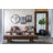 D31.5X0.5" Theodor Mirror With Industrial Design Round Mirror With Metal Frame For Wall Decor & Entryway Console Lean Against Wall