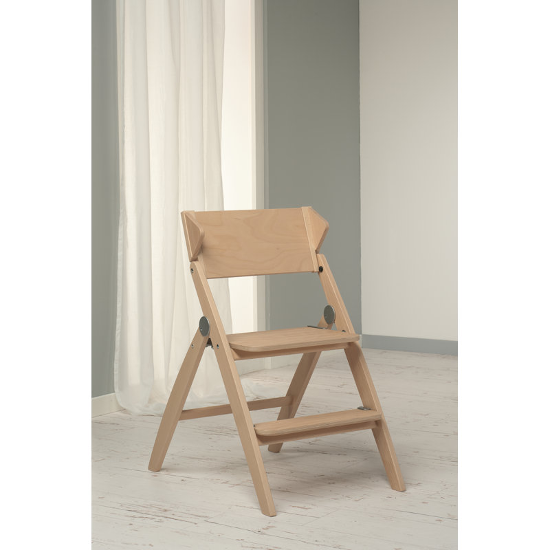 2 - Step Wood Small Step Ladder, Beige