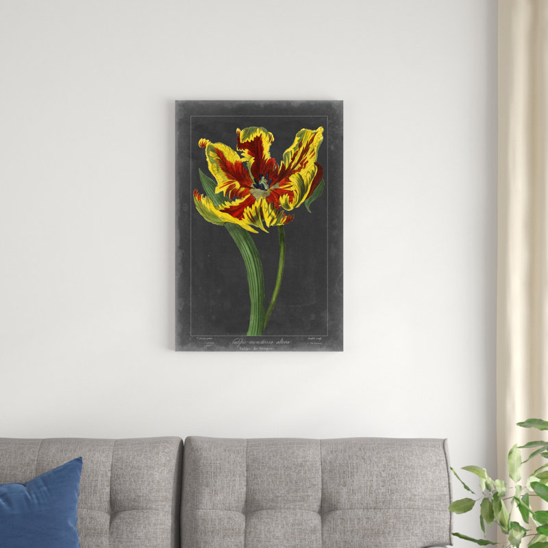 Minuit tulipe III, H 30 po x l 20 po x P 1,25 po