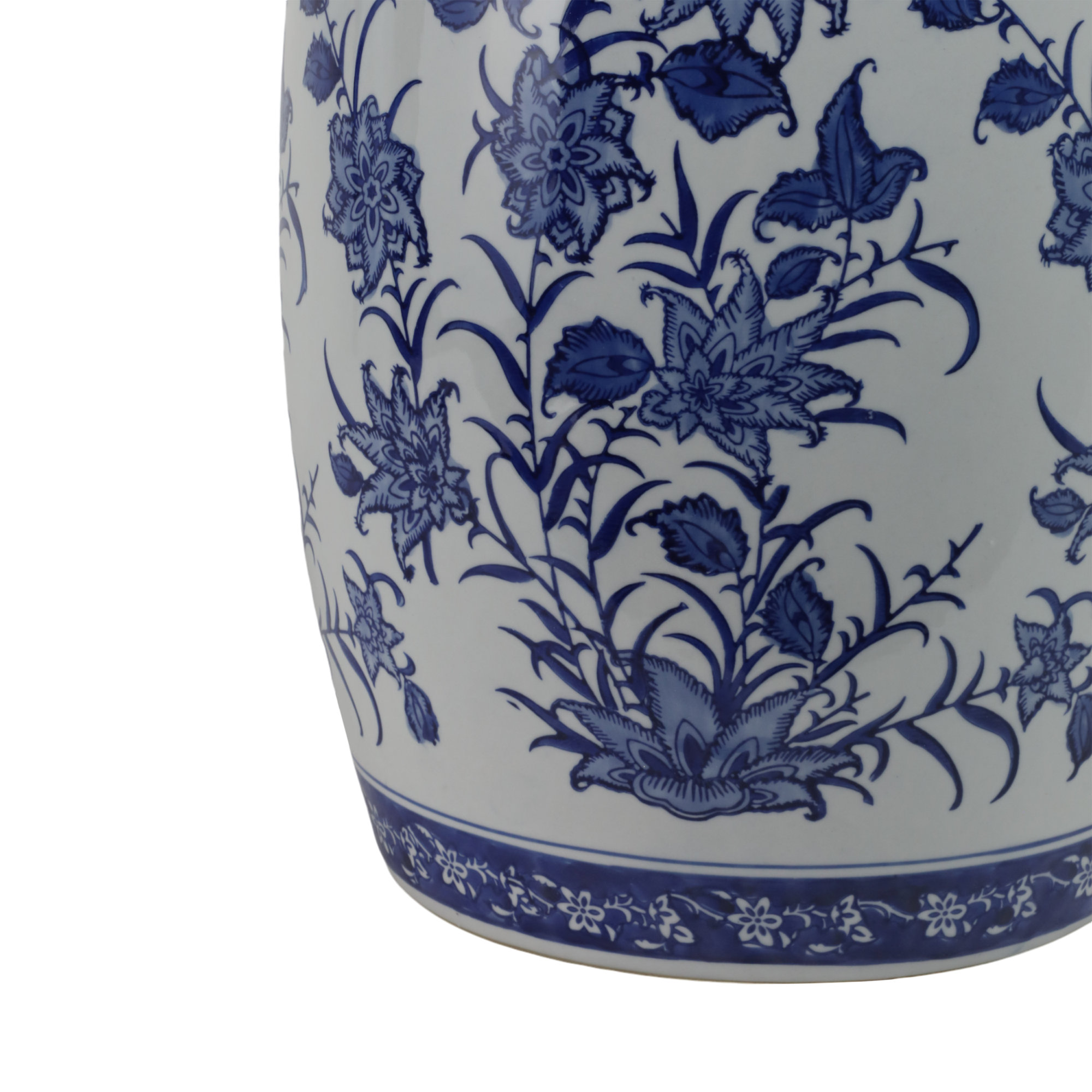 Waubun Ceramic Accent Stool