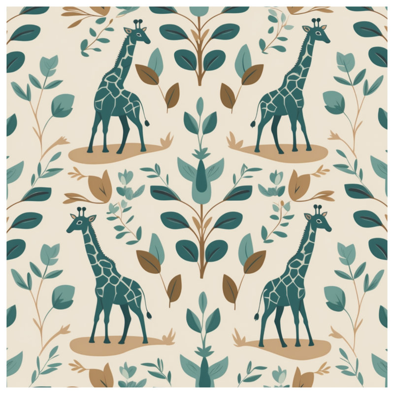Rideaux de douche Girafe, 70 po l x 72 po H