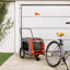 Pet Bike Trailer Oxford Fabric and Iron