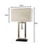 Lampe de table 10 "avec Oulet Schram-1407256060