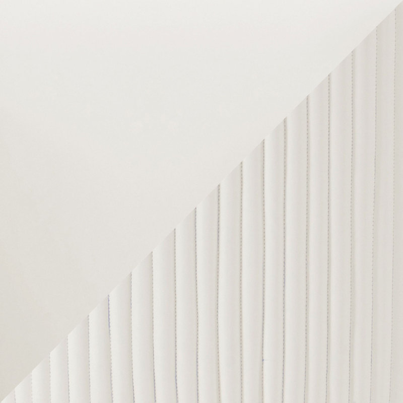 Chaise d'appoint de salle à manger rembourrée Raya, Crème, crème