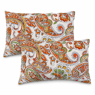 Ensemble de 2 coussins décoratifs d'extérieur, 51 x 30 cm, imperméables et résistants aux UV et à la décoloration, pour le soutien lombaire de votre terrasse, jardin ou piscine.
