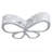19.7'' Butterfly LED Flush Mount Ceiling Light-123186776