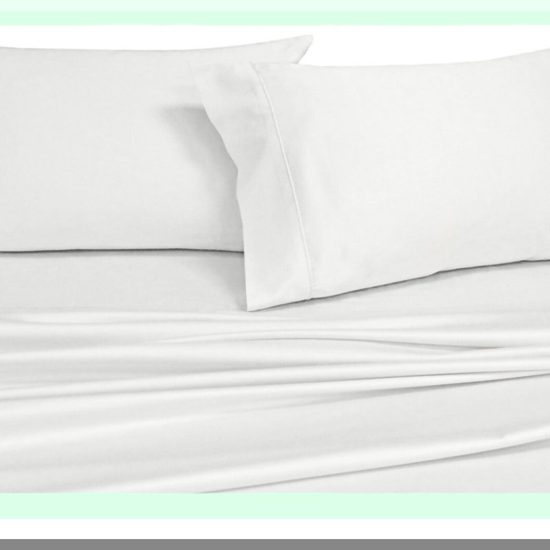 Luxury Microfiber Deep Pocket Sheet Set - Wrinkle-Free 95gsm Brushed Extra Long Bedding - Solid Color Soft Breathable Sheets