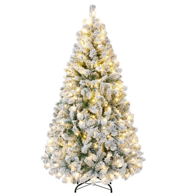 Annaliesa Lighted Artificial Fir Christmas Tree