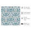 Motif botanique floral bohémien sans cadre-81838932