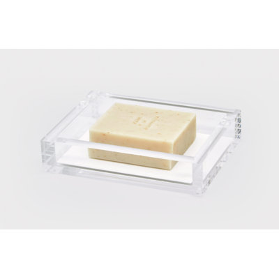 Acrylic Soap Dish 5"x4"x1"