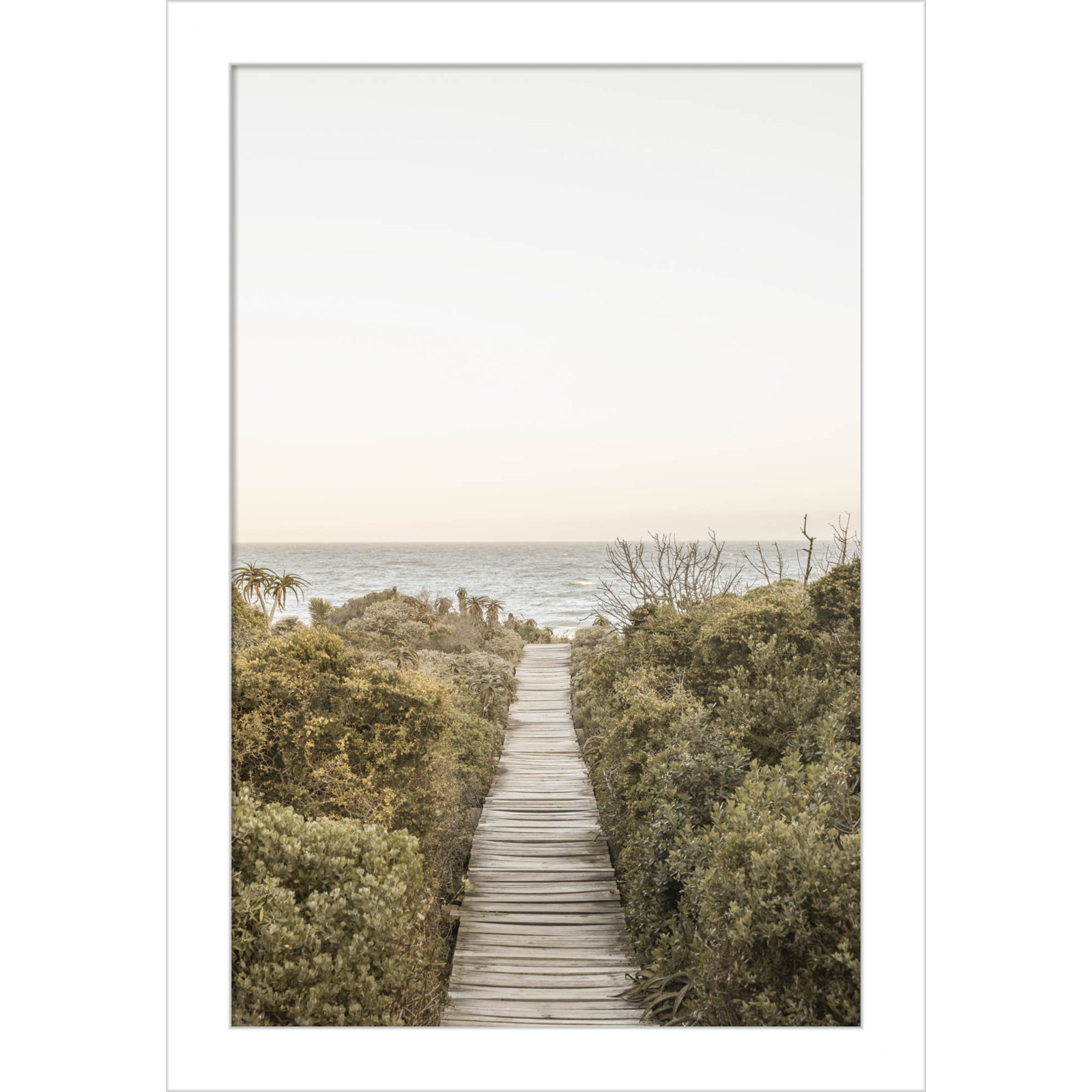 Partlow "Boardwalk" Print by Shot by Clint, White, 13" H x 9" W