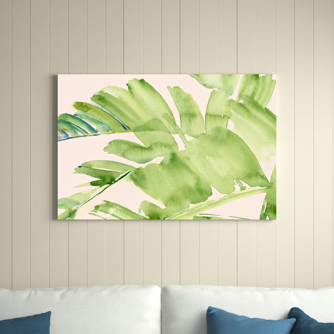 Leinwandbild Peachy Palms II von Jennifer Paxton Parker