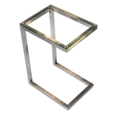 Stretford Glass Top End Table