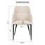 Sabid Velvet Upholstered Full Back Arm Chair-1311784802