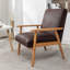Fauteuil classique classique de style Mid-Century avec un savoir-faire exquis, idéal pour diverses pièces afin d'améliorer le confort et le style-596840285