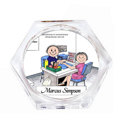 Manicurist Great for Nail Salon Coaster