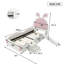 European Single (90 X 200 Cm) Toddler Beds Slat with Built-in Ladder Included