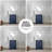 Lafarre 24'' Single Bathroom Vanity with Marble Top with Mirror-97832499-113058166