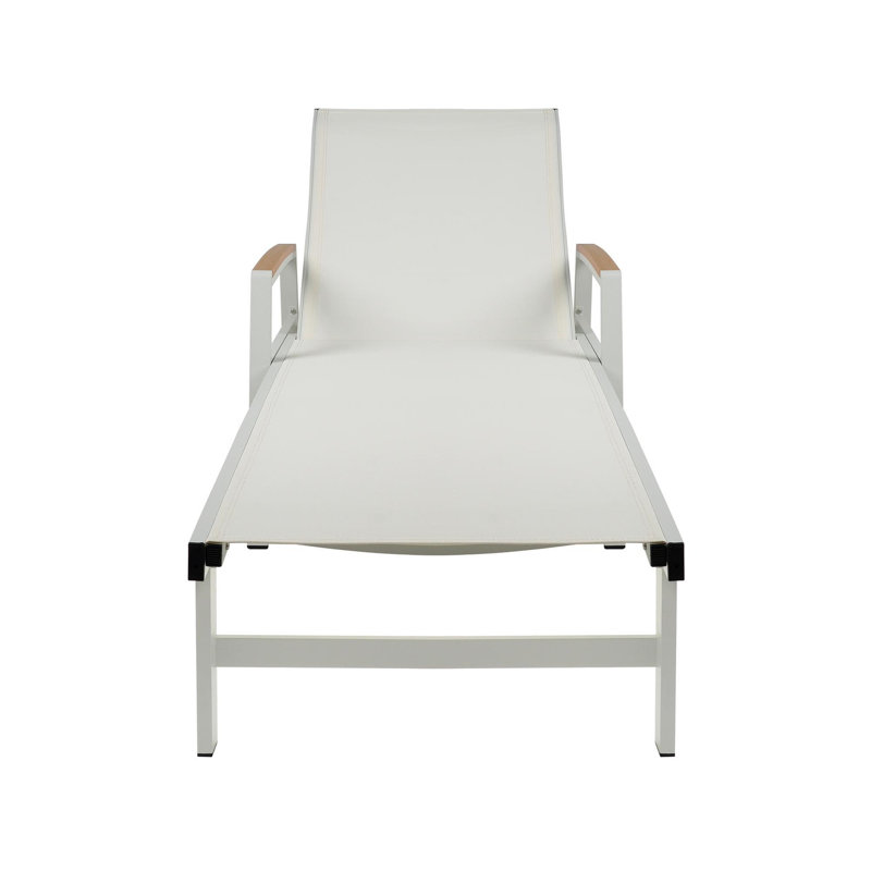 Chaise longue, Blanc