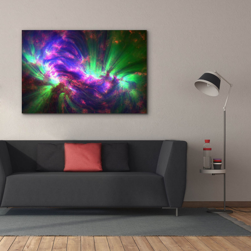 Toile épique Graffiti «Sdo Spots Extra Energy In The Sun's Corona» par la NASA, 60 po x 40 po, H 40 po x l 60 po