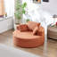 Chaise ronde en peluche avec coussins Teddy-1944875567