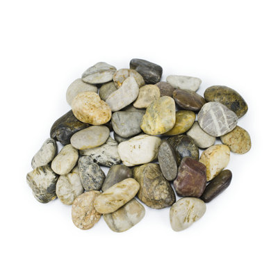 Galets décoratifs de jardin