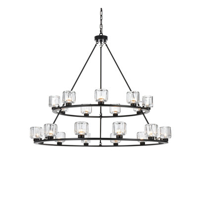 Enrique 48 inch Two-Tier Chandelier 