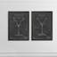 « articles bar blueprint v » par antonymeus bunjamin (abe)-2 pièces, ensemble de 2 reproductions d’art sur image-748619705-748632810-748632828