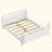Low Profile Wooden Kids Platform Bed with Safety Guardrails, Detachable Side Rails for Boys and Girls