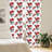 Rose Floral Semi-Sheer Rod Pocket Curtain Panels-561898656