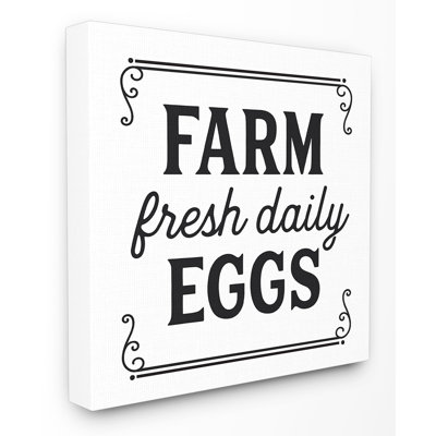 " Farm Fresh Daily Eggs "