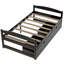 Lit plateforme simple avec deux tiroirs-1117658031