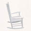 Chaise berçante en bois massif-1867573463