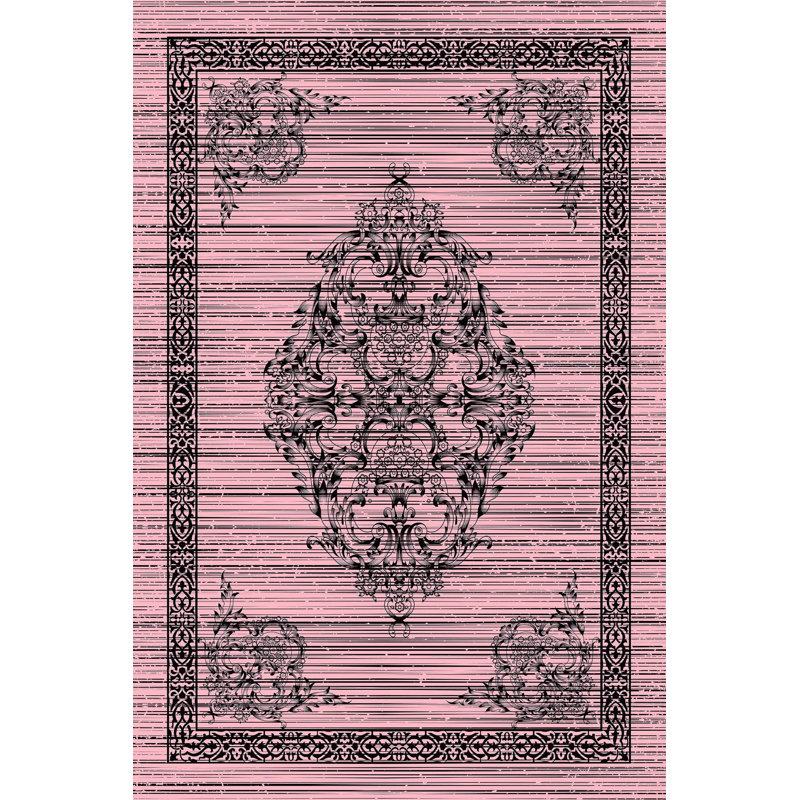 Premium Woven Area Rug, 5.9 x 9.2 Feet | 100% Polyester, 650 g/m² | Antibacterial, Non-Slip PVC Dot Underside, 0.3 in Pile Height | Machine Washable, 3D Digital Printing | Perfect for Living Room & Bedroom Decor
