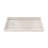 DreamLine SlimLine 36 inch D x 60 inch W x 2 3/4 inch H Single Threshold Biscuit Alcove Shower Base with 2 inch Polished Nickel Left Round Drain-118322005-118322011