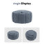 Repose-pieds rond avec rangement 27,2 po-2136986236