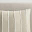 Édredon 3 pièces en coton taupe double / grand - motif rayé, rembourrage 100%, garniture, tendance visible, grâce,