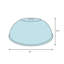 Ceiling Fan Bowl Shade