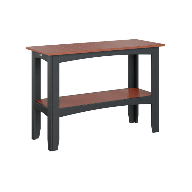 Outdoor Bar Table, Black, Mango Orange