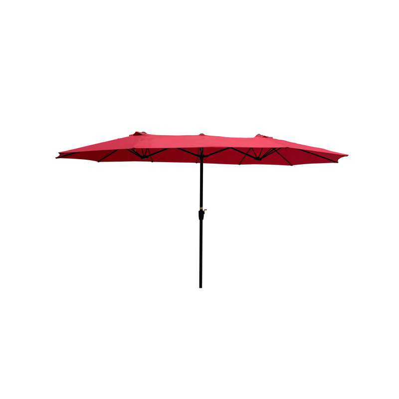 Parasol de marché 15 pi Helzer, Rouge