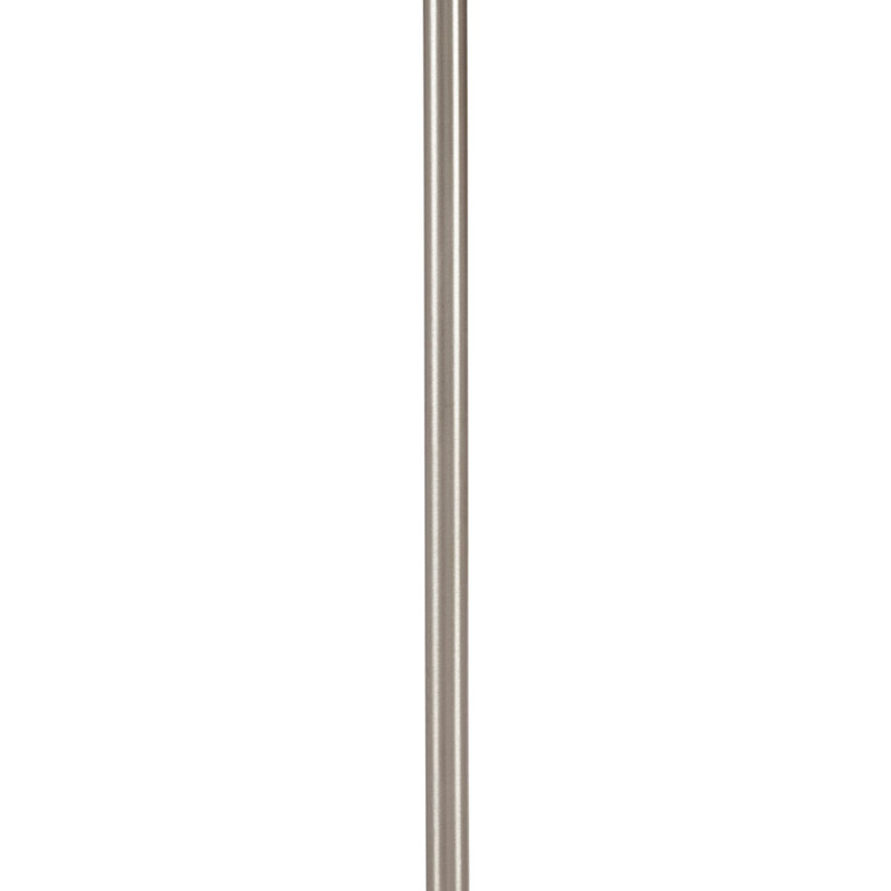 Lustre élégant abat-jour tambour 5 lumières, Argent argent