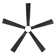 Bascio 5 - Blade LED Standard Ceiling Fan with Remote Control and Light Kit Included