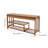 Entryway Shoe Rack Bench, Shoe Organizer Shelf With Padded Seat