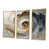 Toile avec cadre flottant or