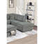 Canapé modulaire en velours côtelé réversible Smoke Color-184207224