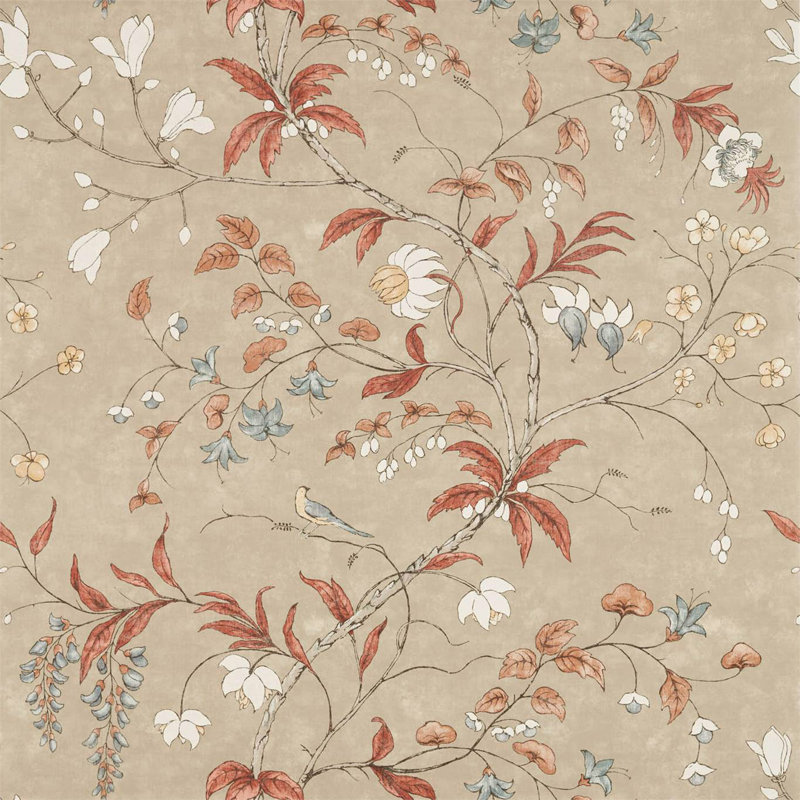 Chambalon Trail Wallpaper, Sunstone/Linen