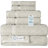 Balsamo 6-Piece Quick Dry Turkish Cotton Towel Set-91998587