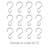 Metal Rust Resistant Shower Curtain Hook-72209534