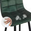 Breyson Upholstered Counter Stool with Metal Frame-1479836091