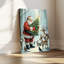 Art mural sur toile Santa Deer-1346878156